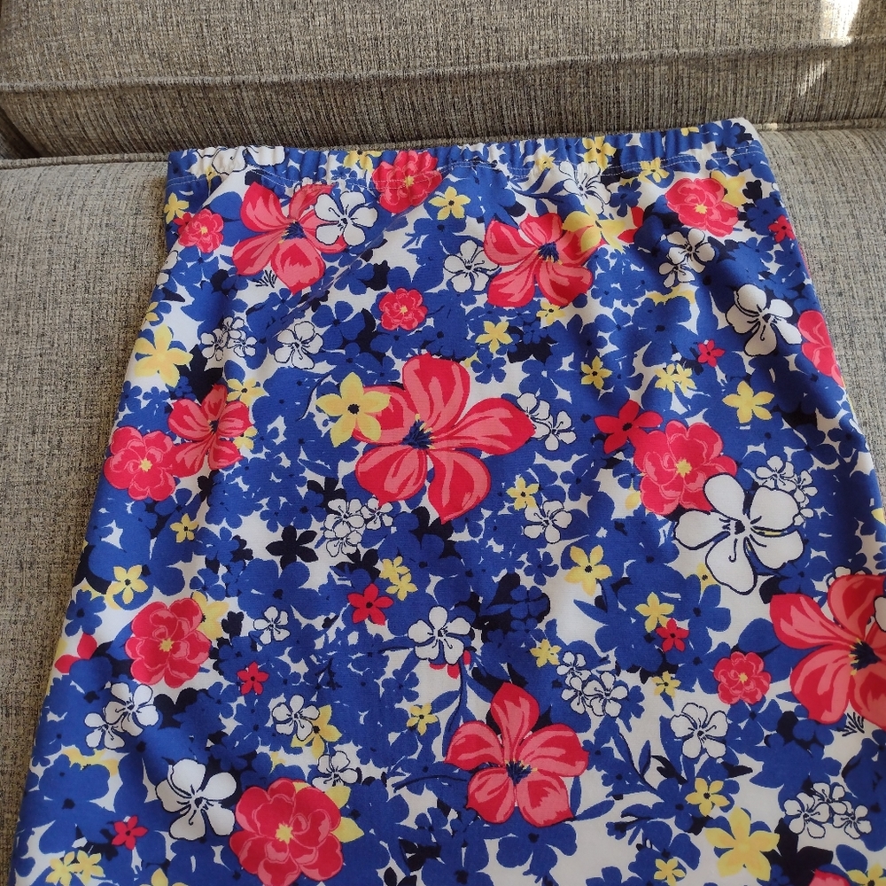 Talbots Misses pull on summer skirt